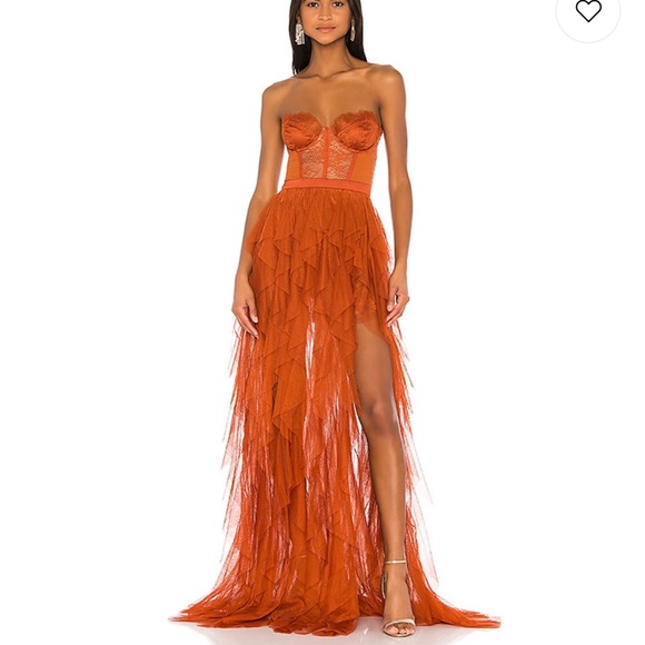 BUSTIER GOWN DRESS - Picture 1 of 8